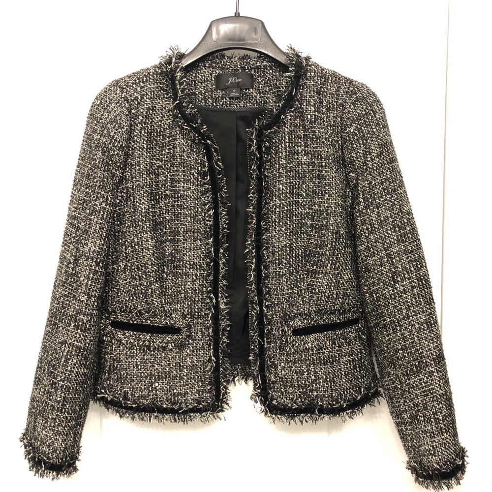 J. Crew Lady Jacket sparkling constellation tweed